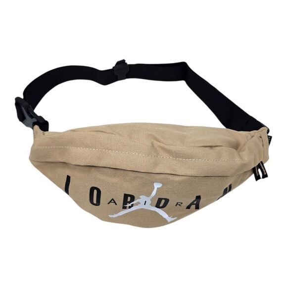 Nike Air Jordan Fanny Pack Gym Hip Waist Crossbody Bag Desert Large 9B0533-X6A - Picture 1 of 8